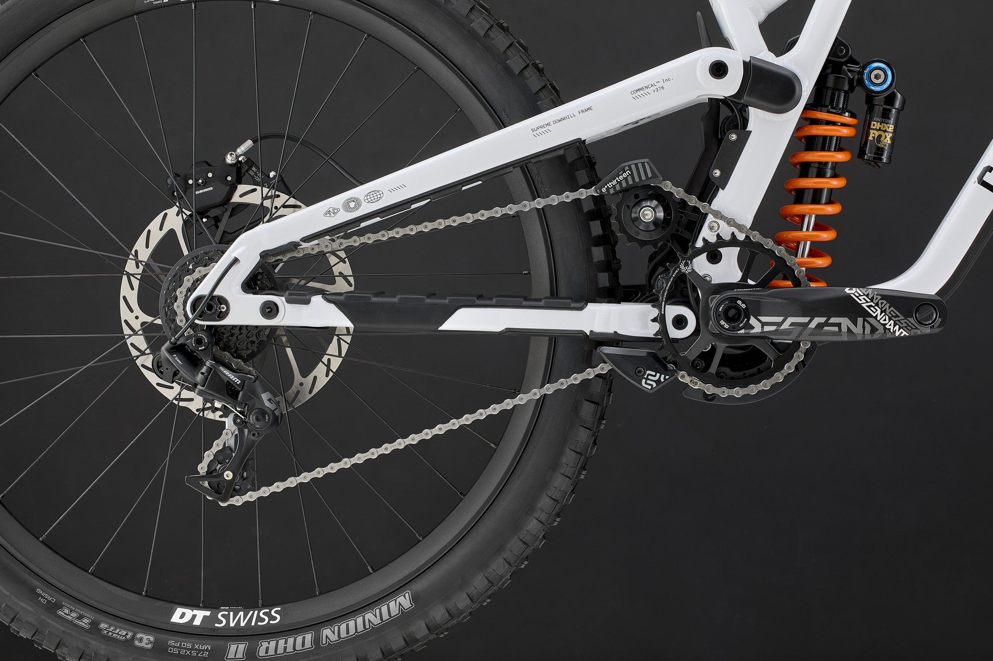 Commencal Supreme DH V5 MX - Signature - Pure White – Cambria Bike