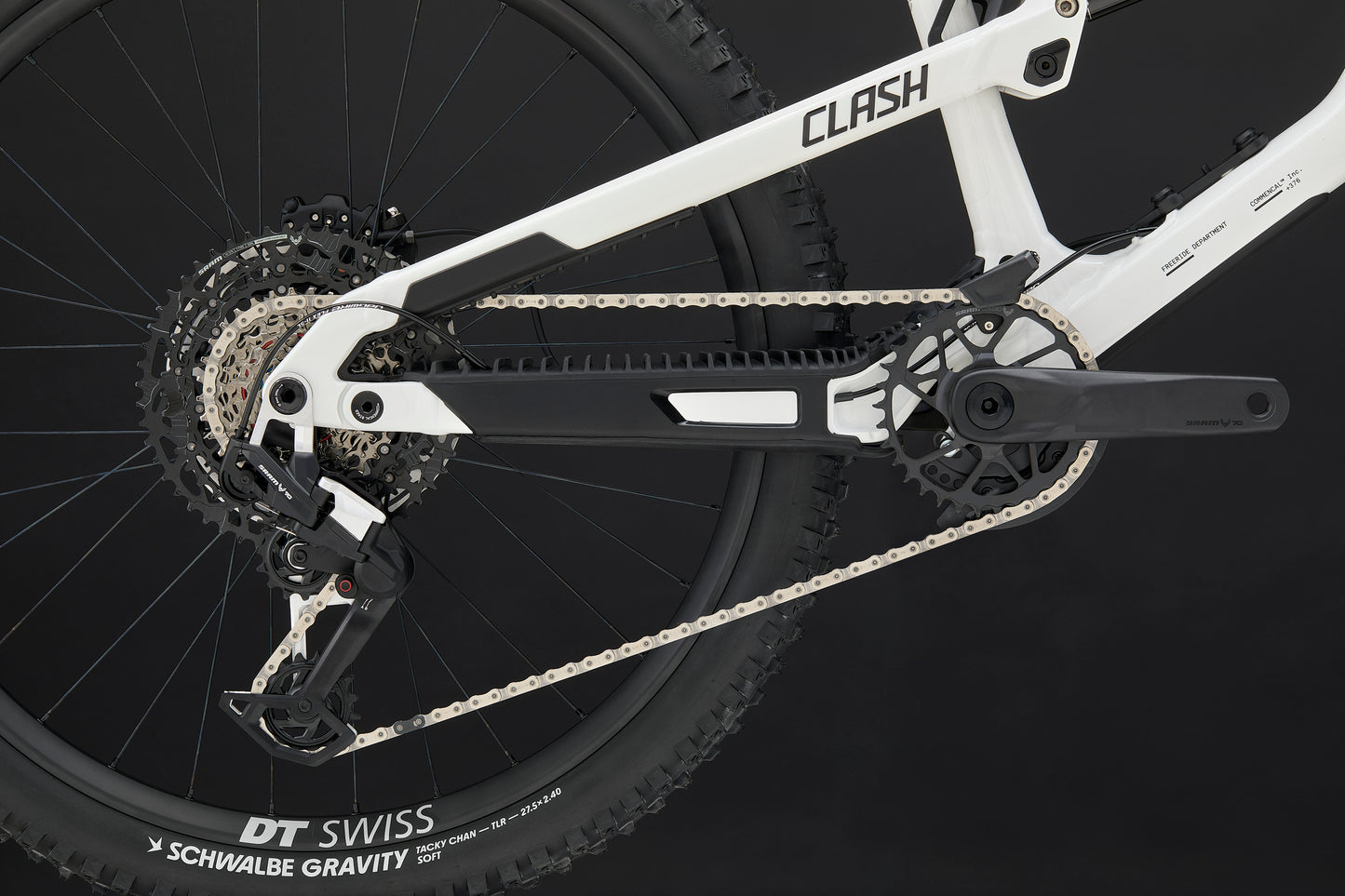 Commencal Clash V3 27.5 - RockShox - Pure White