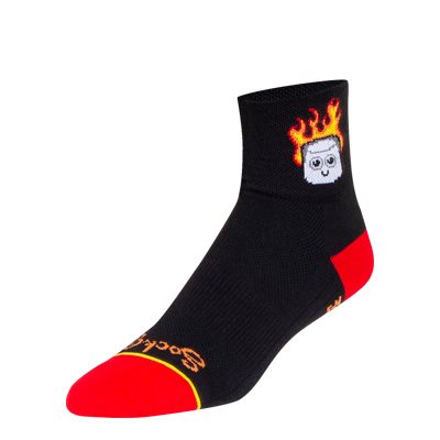 SockGuy Classic 3" Cuff Sock - Burnt Out