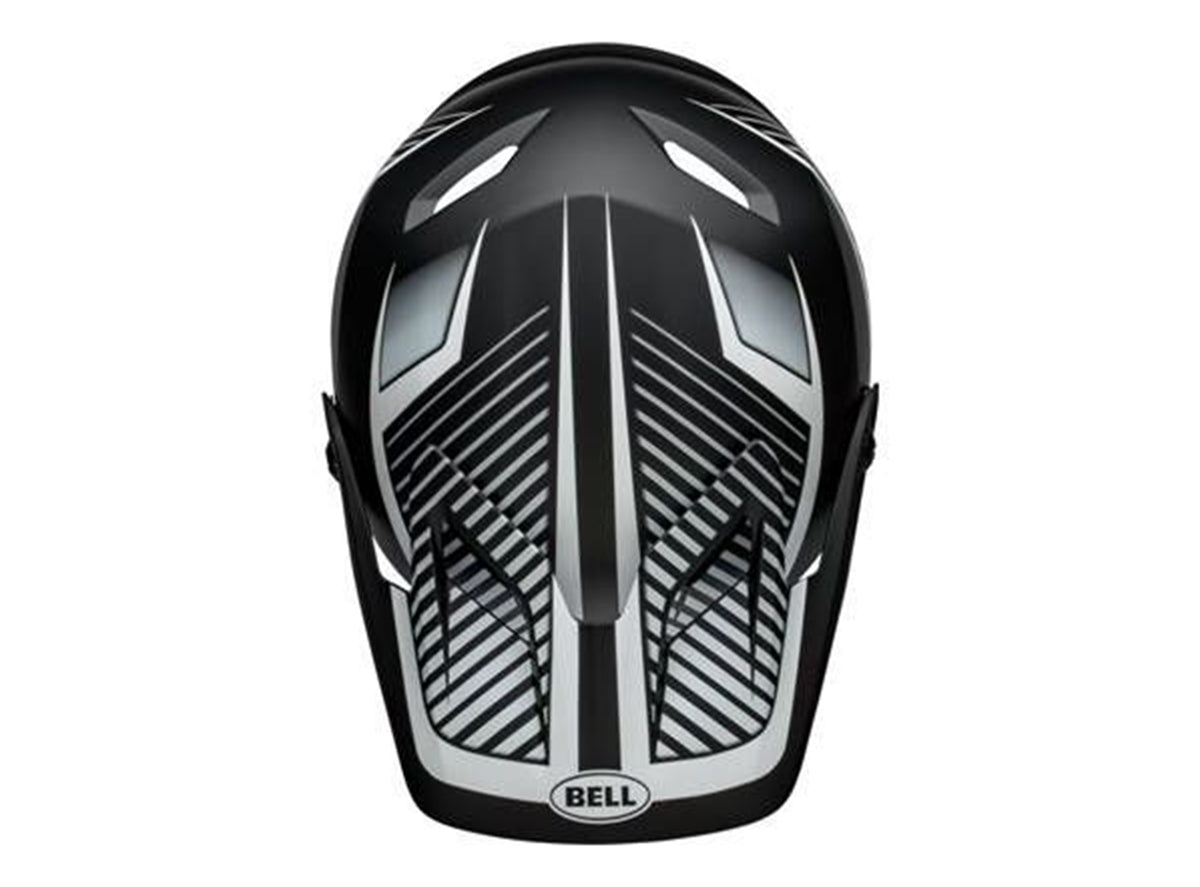 Bell Transfer Full Face Helmet - Matt Black-White