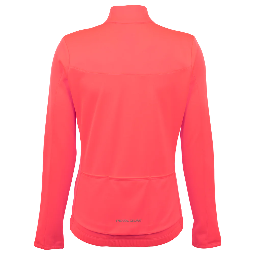 Pearl Izumi Quest Thermal Long Sleeve Road Jersey - Womens - Fiery Coral