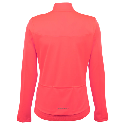 Pearl Izumi Quest Thermal Long Sleeve Road Jersey - Womens - Fiery Coral