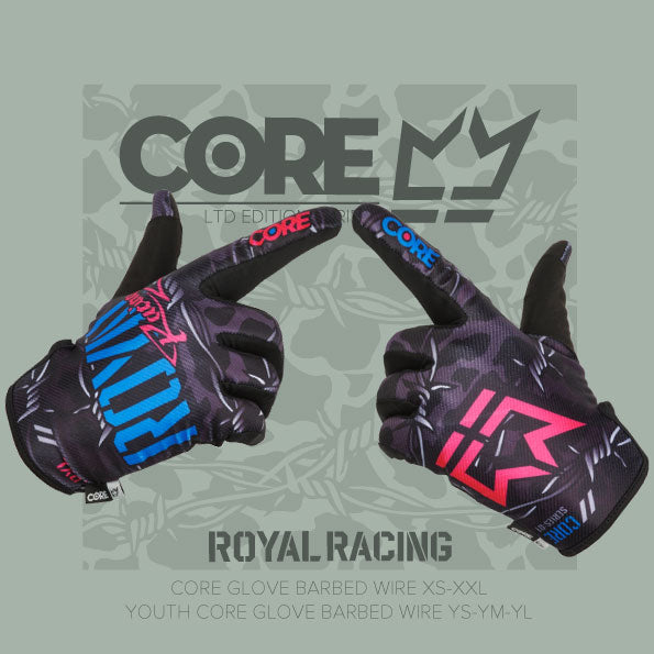 Royal Core MTB Glove - Barbed Wire