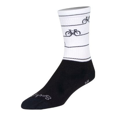 SockGuy 6" Crew Sock - Cyclepath