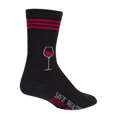 SockGuy 6" Crew Sock - Noir