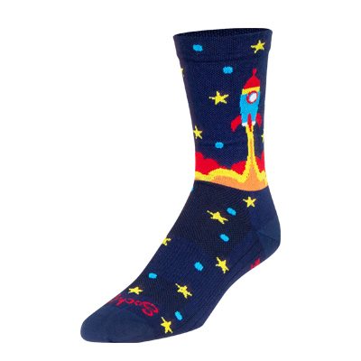 SockGuy 6" Crew Sock - Rocket Socket