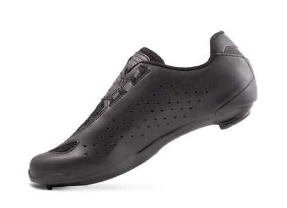 Lake CX177 Road Shoe - Wide - Black-Black Reflective
