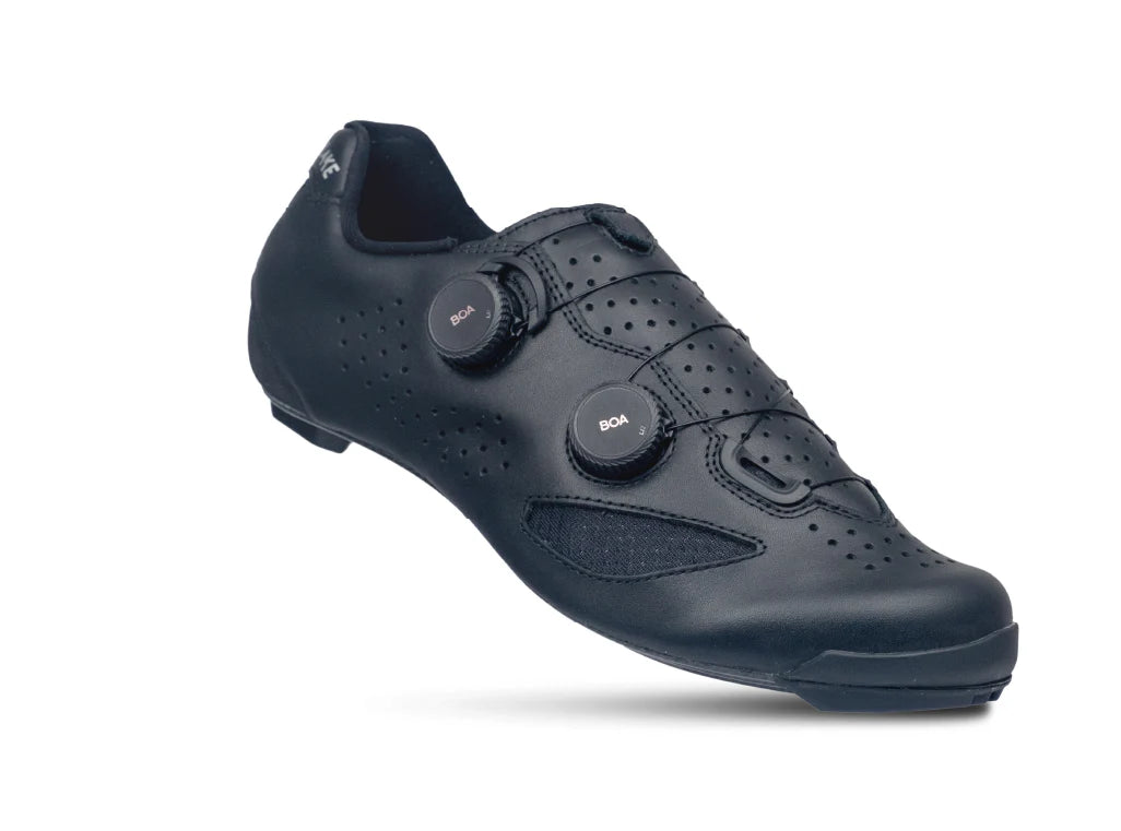 Lake CX239 Road Shoe - Wide - Black-Black