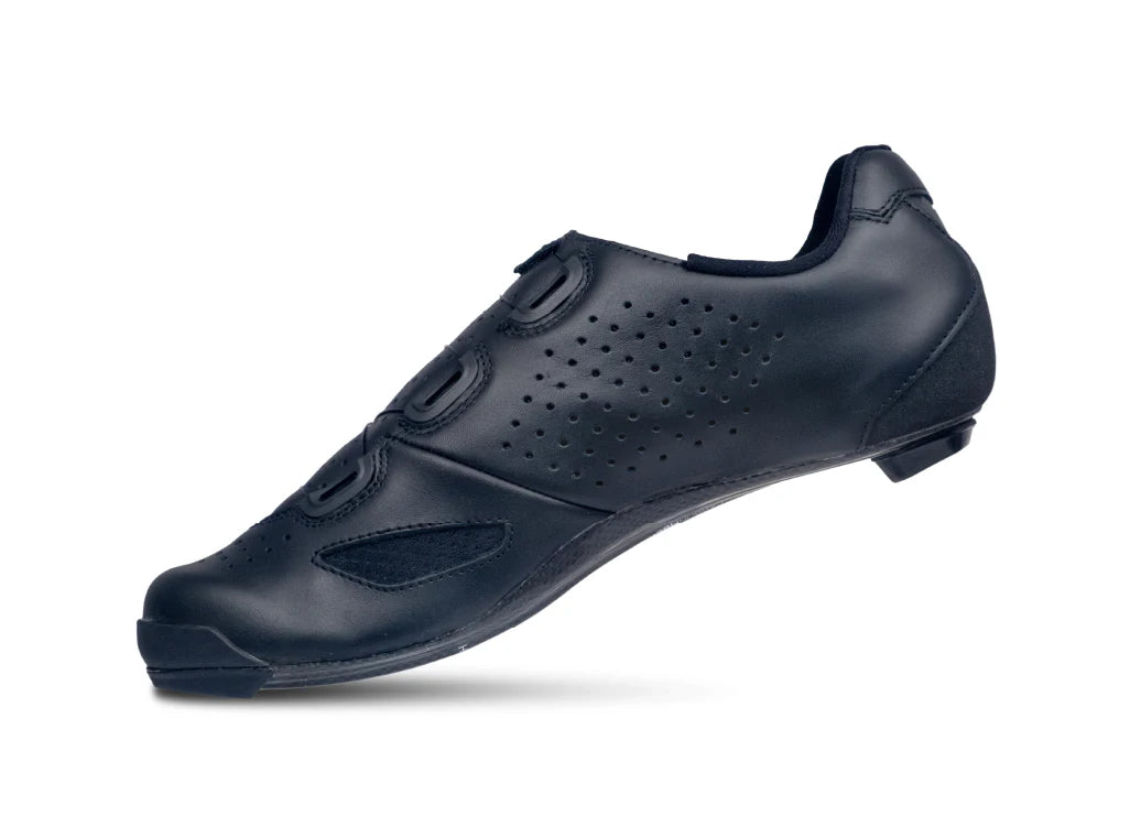 Lake CX239 Road Shoe - Wide - Black-Black