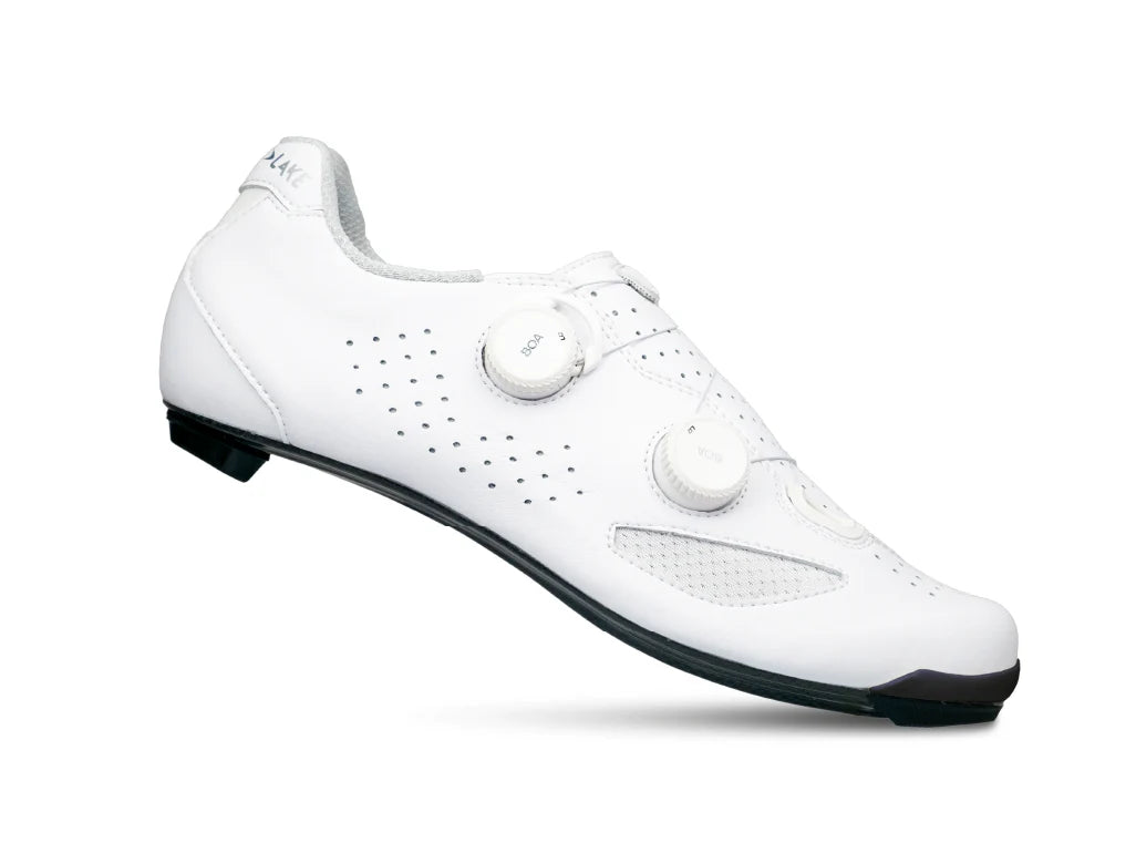 Lake CX239 Road Shoe - Wide - White Clarino