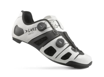 Lake CX242 Road Shoe - White-Black