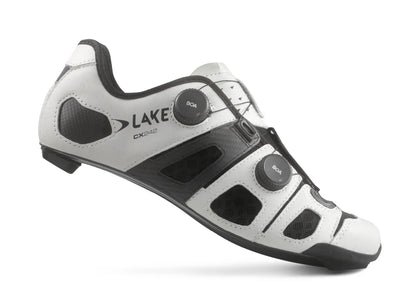 Lake CX242 Road Shoe - White-Black