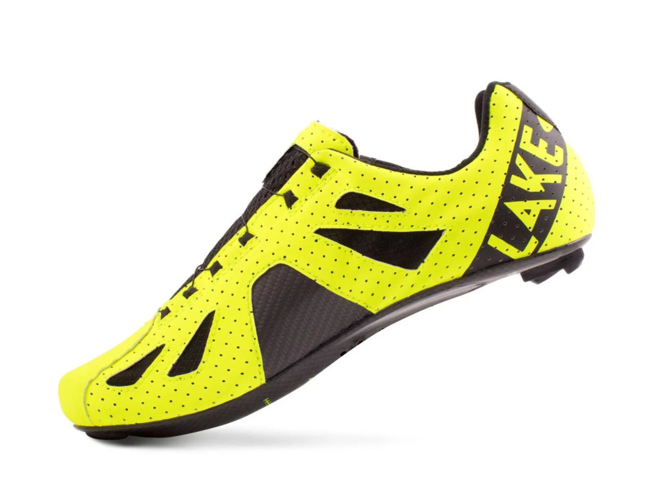Lake CX302 Road Shoe - HiViz Yellow-Black
