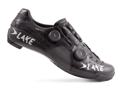 Lake CX403 SpdPly Road Shoe - Black-Silver