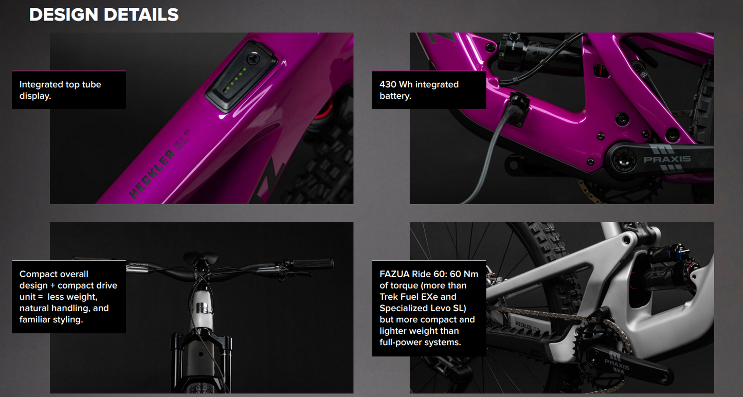 Santa Cruz Heckler SL Carbon MX - R Kit - Gloss Magenta - 2024