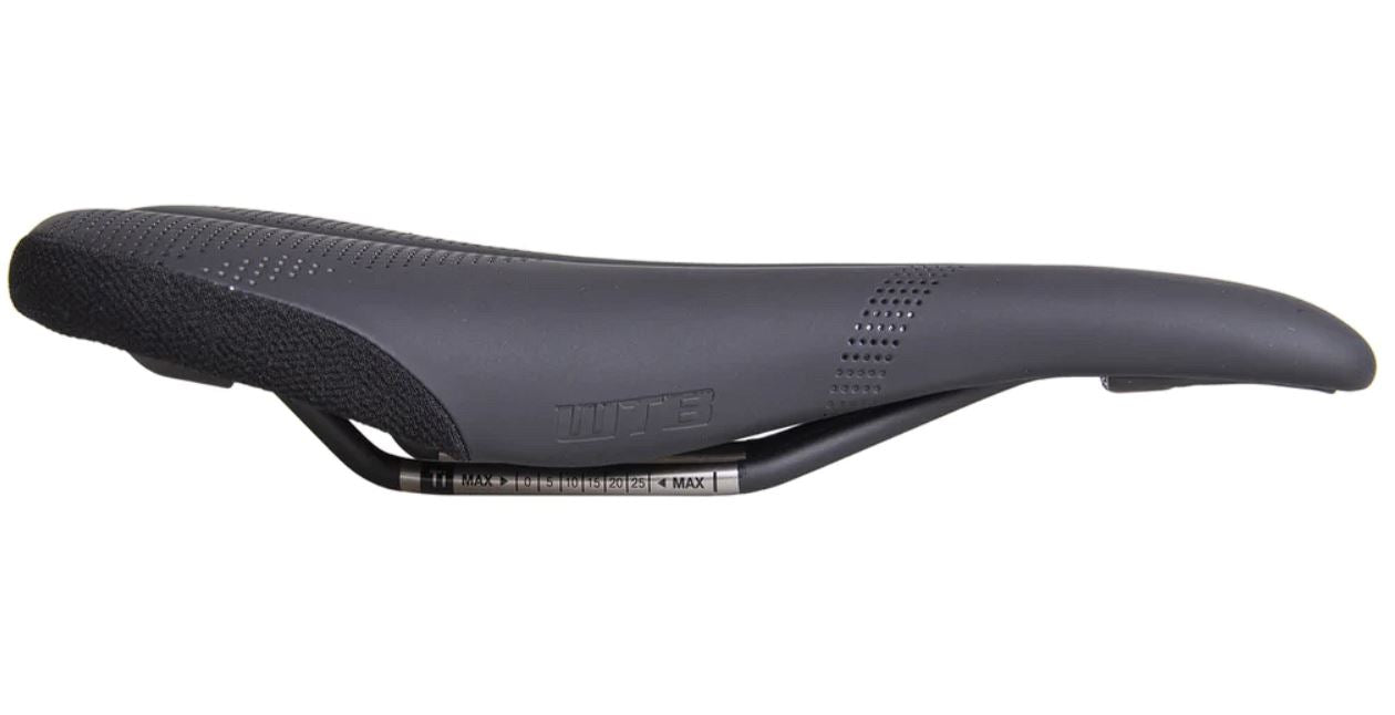 WTB Silverado 265 Medium Saddle - Steel Rail - Black - Cambria Bike