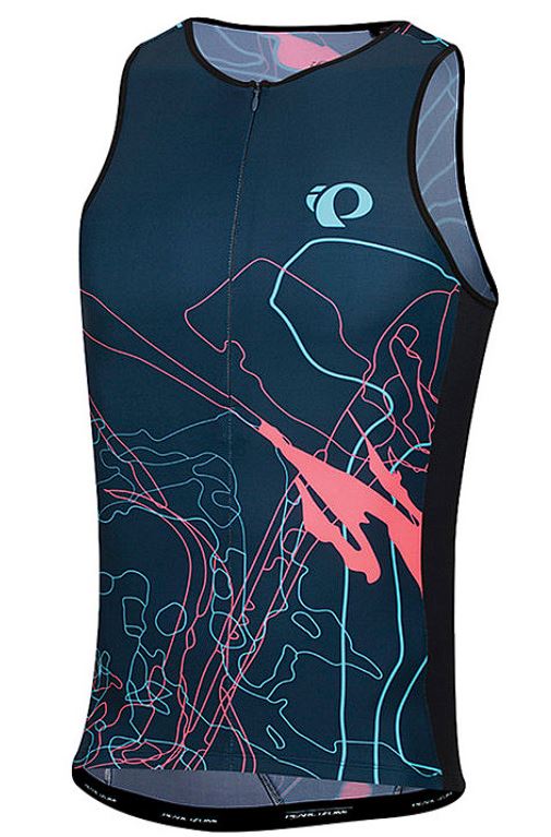 Pearl Izumi Elite Pursuit Graphic Tri Singlet - Midnight Navy Composite