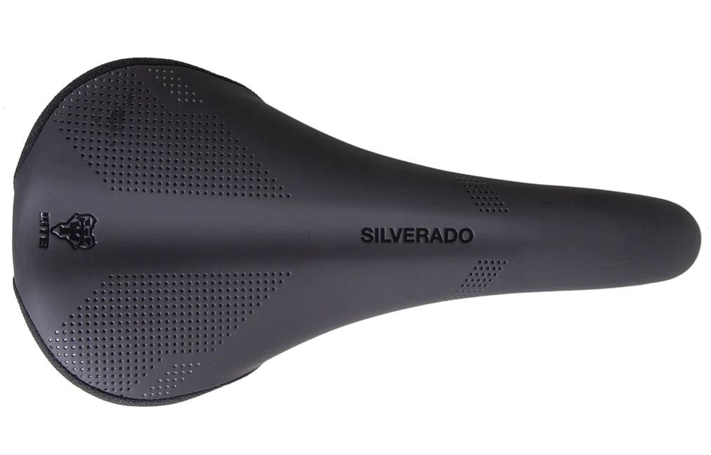 WTB Silverado 265 Medium Saddle - Titanium Rail - Black