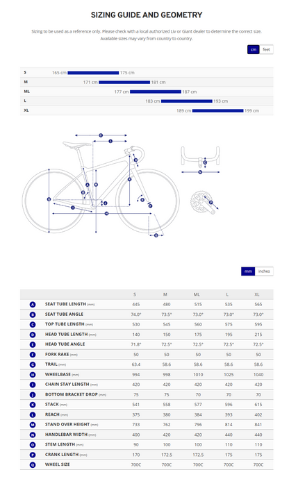 Giant Defy Advanced 1 700c - Orion Nebula- 2023