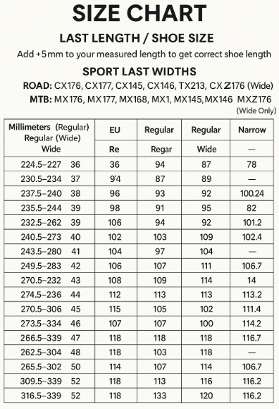 Lake CX177 Road Shoe - Wide - White-Black
