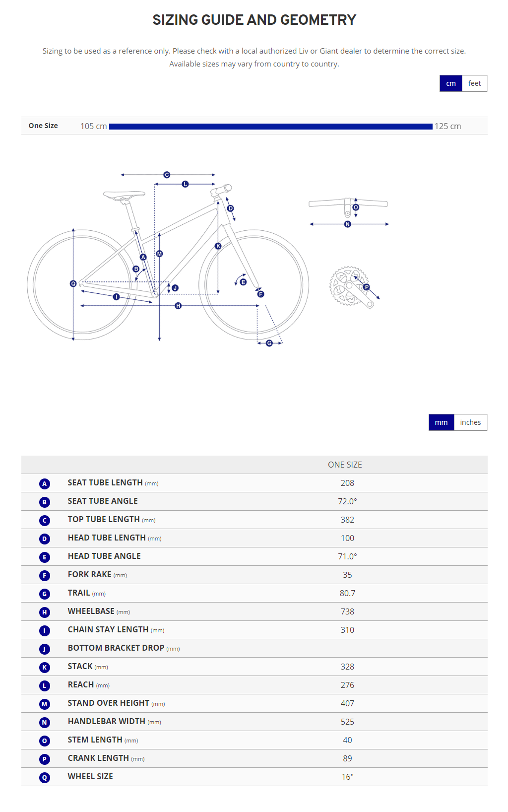 Giant Animator C/B 16" Kids Bike - Blue Ashes