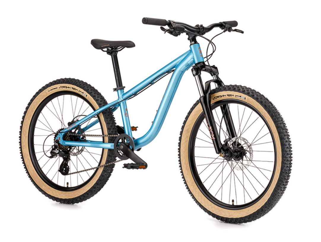 Kona Honzo 2-4 24" Kids Bike - Gloss Metallic Blue - 2023