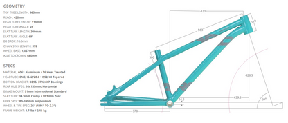 ARQ Wire 26 Pro Build Kit - Pump 100 Forks - Mint Green