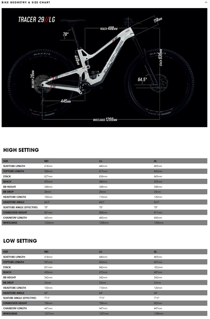 Intense Tracer 279 Full Suspension Frame - Fox DHX2 - Red - 2024