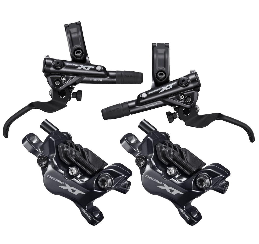 Shimano XT M8120 Disc Brake Set - Black