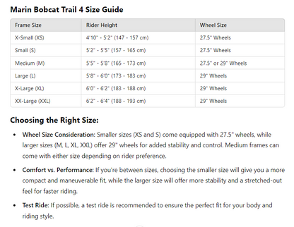 Marin Bobcat Trail 4 29 XC Trail Bike - Blue - 2025