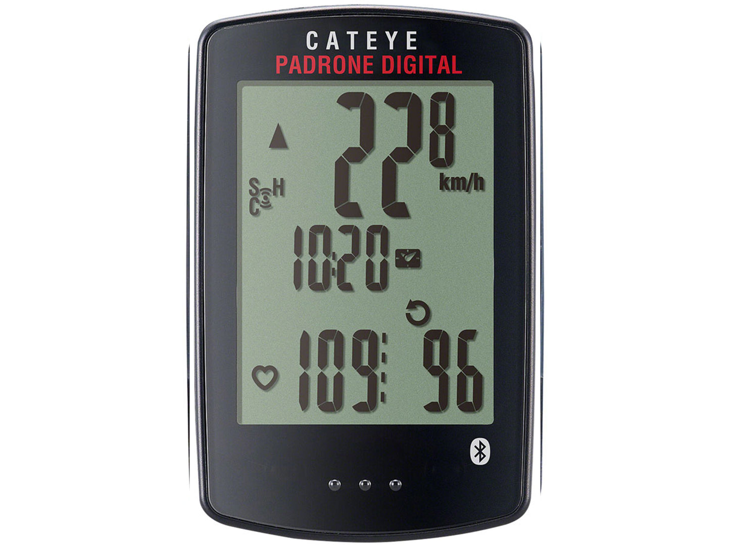 Cateye Padrone Digital Bike Computer - Wireless - Black
