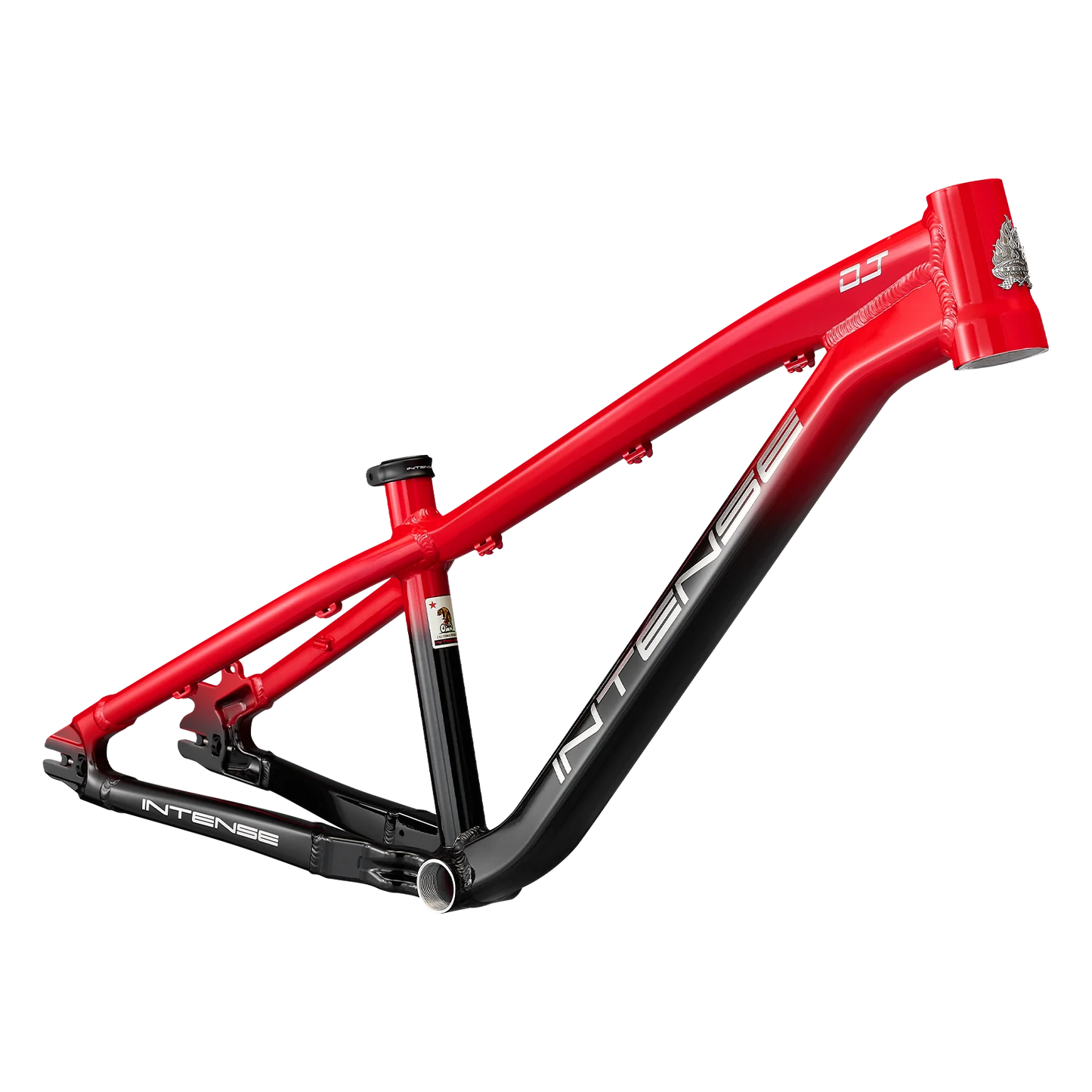 Intense DJ 26 Frame - Gloss Red to Black Fade - 2026