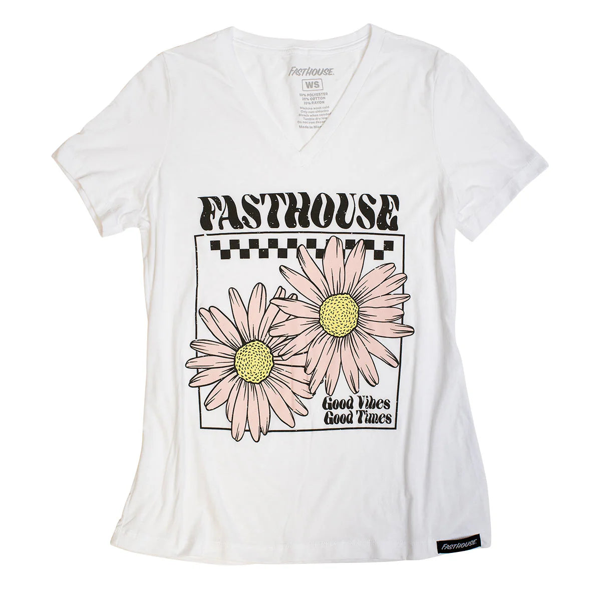 Fasthouse Daydreamer Tee - Womens - Vintage White