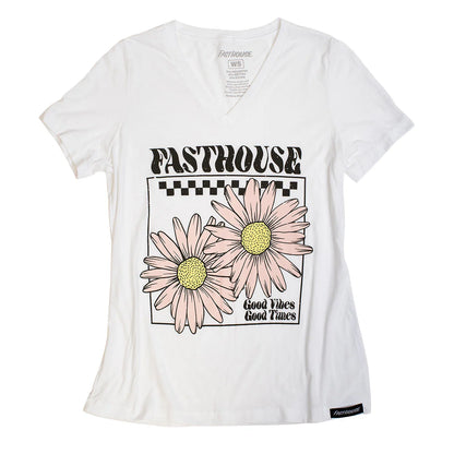 Fasthouse Daydreamer Tee - Womens - Vintage White
