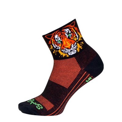 SockGuy Classic 3" Cuff Sock - Easy Tiger