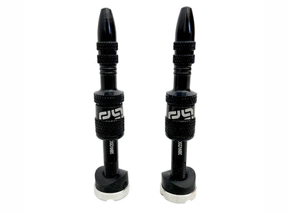 E Thirteen Schrader Quickfill Tubeless Valves Gen2 - 16-24mm Depth - Black