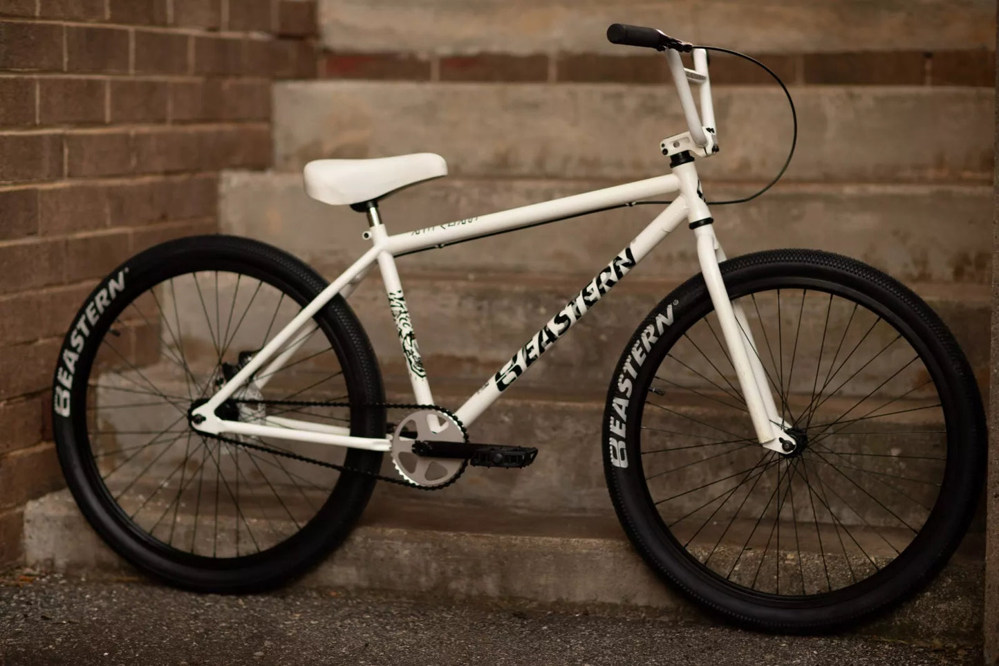 Eastern Growler 26" BMX Cruiser - White