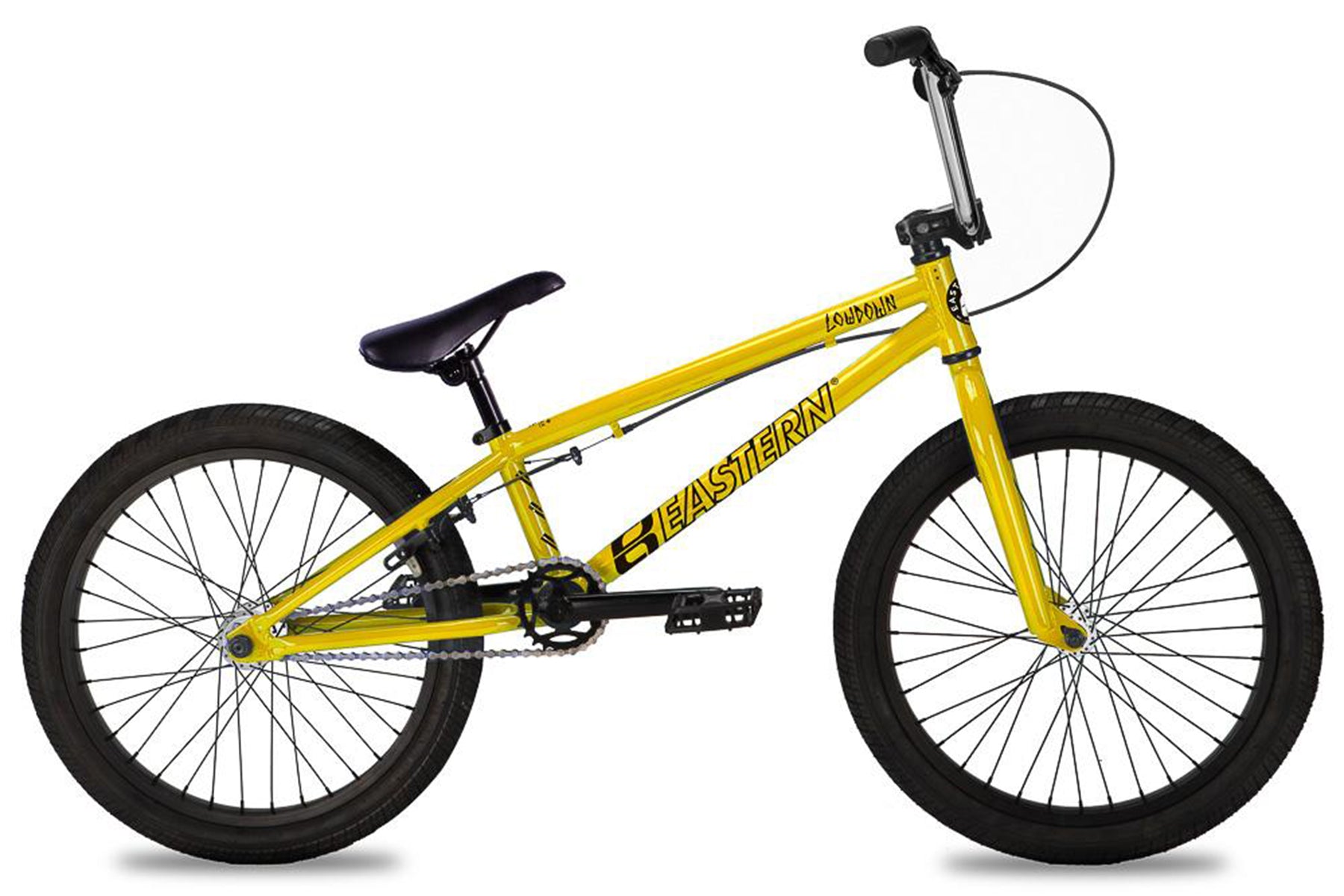 Eastern Lowdown 20 BMX Yellow Chrome Cambria Bike