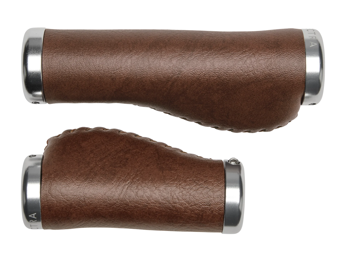 Electra Classic Faux Leather Ergo Grip Set - Brown