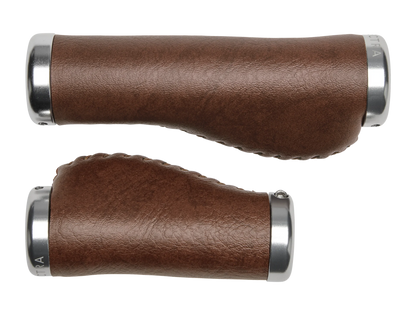 Electra Classic Faux Leather Ergo Grip Set - Brown