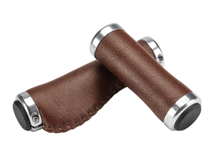 Electra Classic Faux Leather Ergo Grip Set - Brown