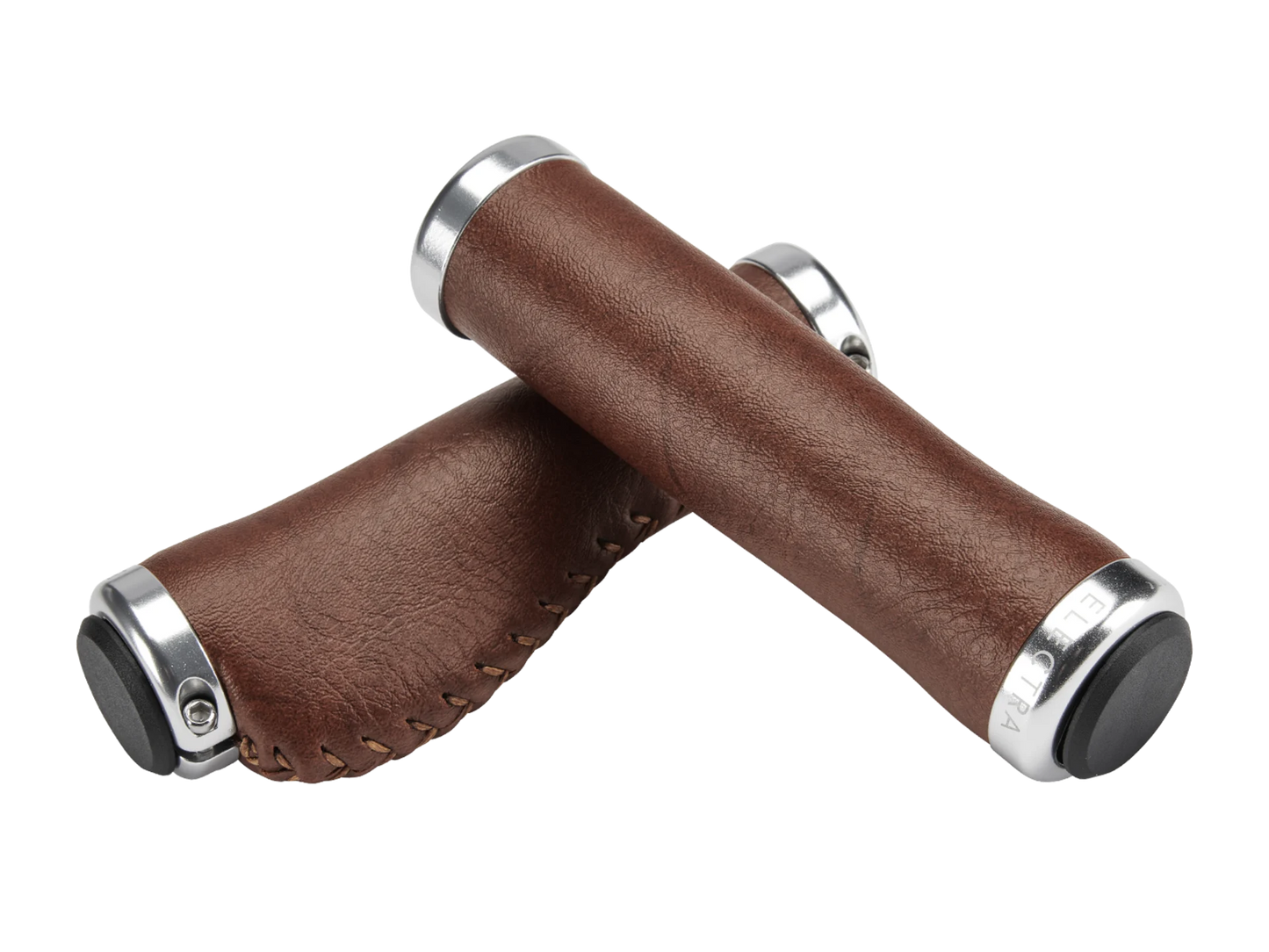 Electra Classic Faux Leather Ergo Grip Set - Brown