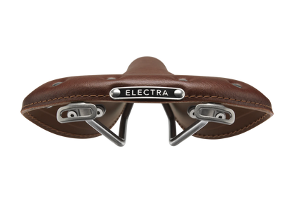 Electra Classic Faux Leather Bike Saddle - Brown