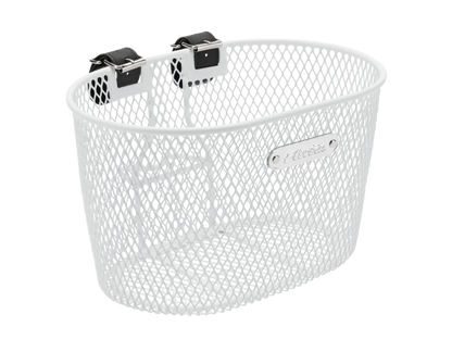 Electra Mesh Small Basket - White