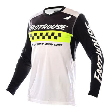 Fasthouse Elrod Jersey - Black-High Viz