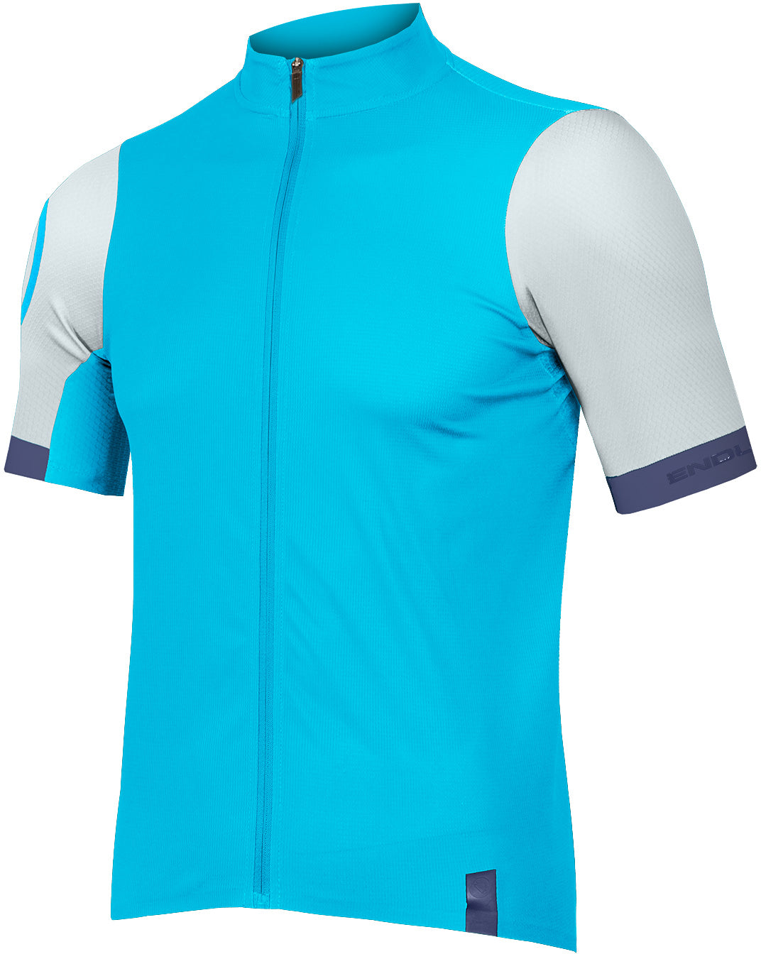 Endura FS260 Short Sleeve Road Jersey - Relaxed Fit - Hi-Viz Blue