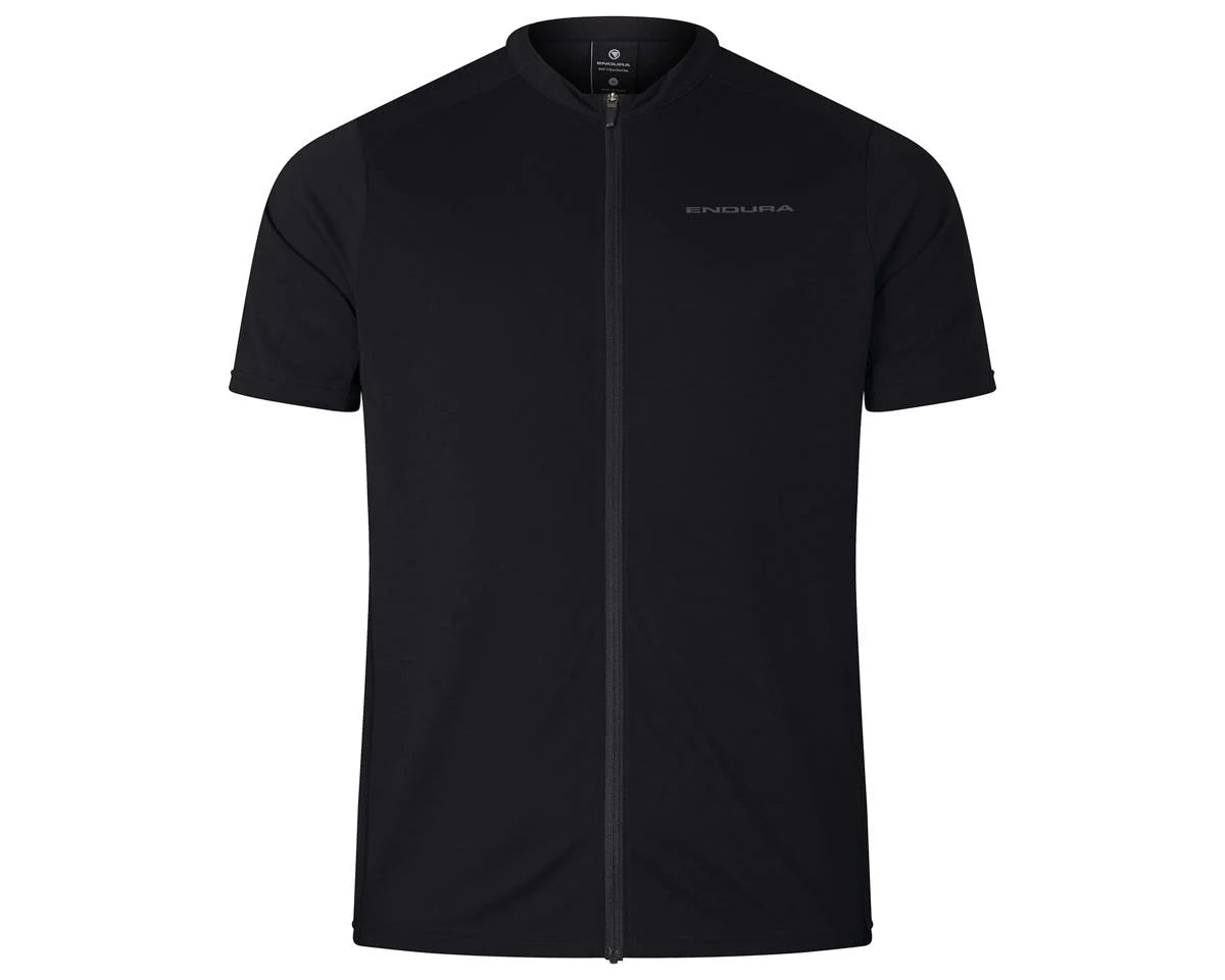 Endura Loop Short Sleeve Zipped MTB Jersey - Black