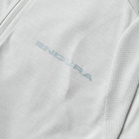 Endura Loop Short Sleeve Zipped Road Jersey - Womens - Mains Gray