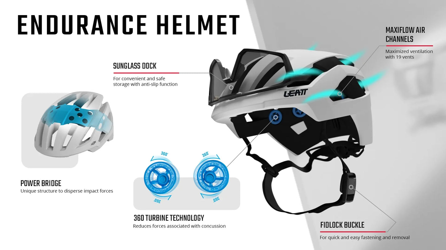 Leatt Endurance 4.0 MTB Helmet - Granite - 2024