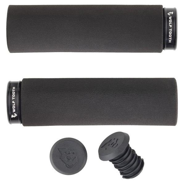 Wolf Tooth Components Lock-On Fat Paw Grip - Black-Black